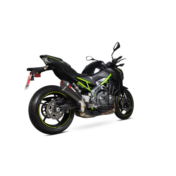 Scorpion Exhaust Kawasaki Z900 2017 - 2019 Serket Taper Slip-on Carbon Fibre Sleeve